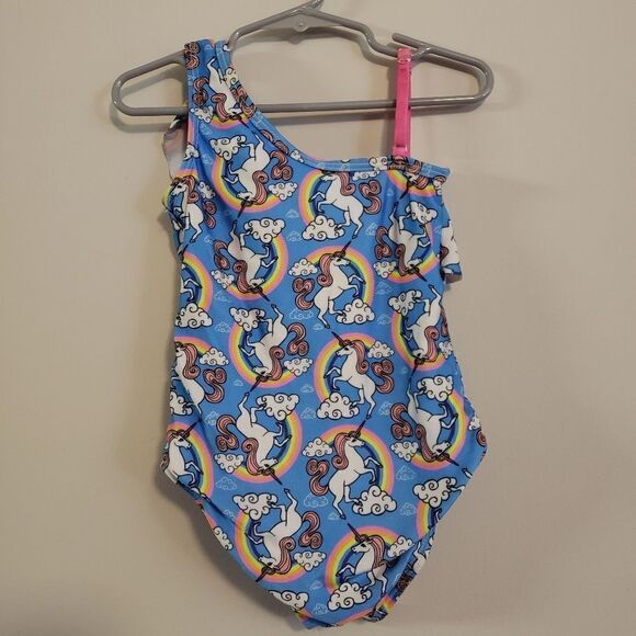 IKALI UNICORN & RAINBOWS ONE PIECE SWIMSUIT Size 4/5 - Picture 5 of 5